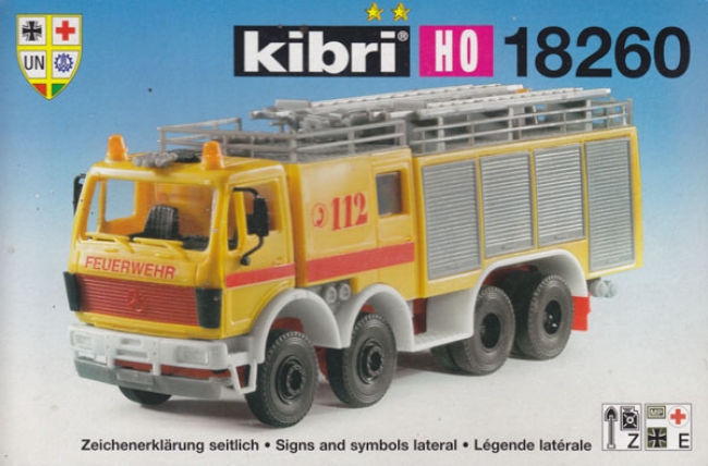 Mercedes-Benz TLF 5000 8x8 Feuerwehr gelb