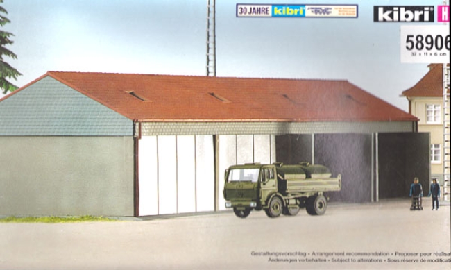 Garage mit einem Fahrzeug 58906