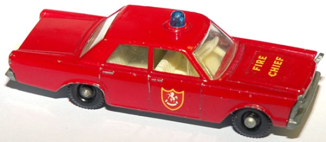 59C Ford Galaxie Fire Chief Car