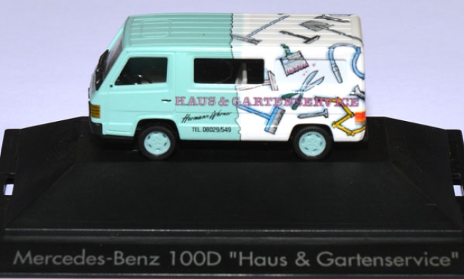 Mercedes-Benz 100D Bus Hermann Werner - Haus & Gartenservice