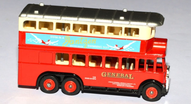 AEC Renown Double-Deck Bus 1931 Jantzen rot