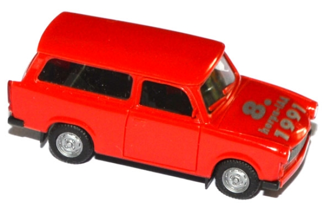 Trabant 601S Universal 8. Herpa-IAA 1991 rot