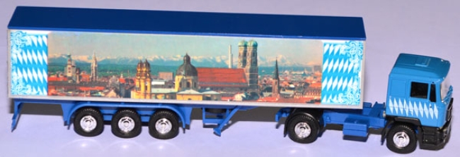 MAN F 90 Koffersattelzug München blau