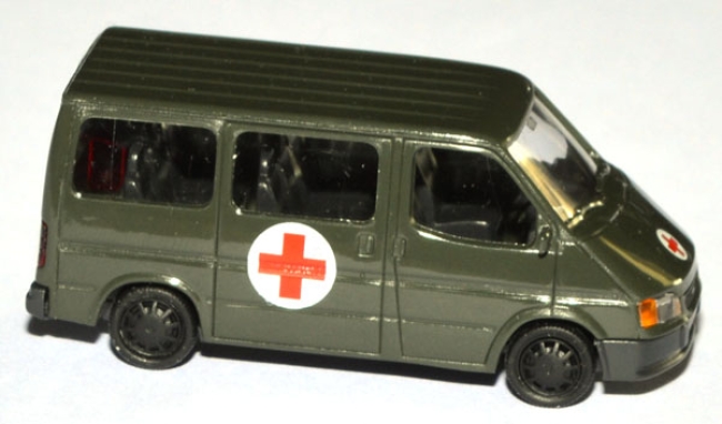 Ford Transit ´94 Bus Bundeswehr Rotes Kreuz Militär grün