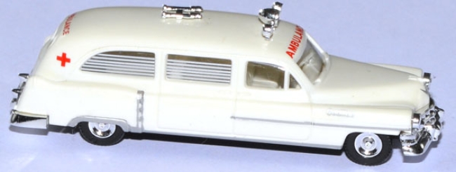 Cadillac `54 Station Ambulance weiß