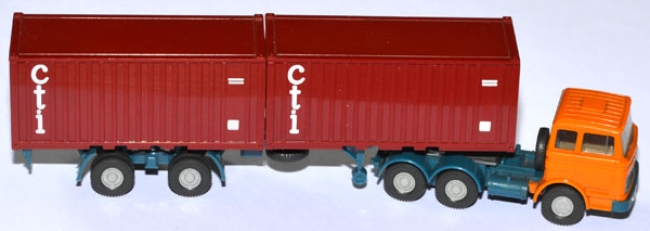 Mercedes-Benz LPS 2223 Containersattelzug cti orangegelb