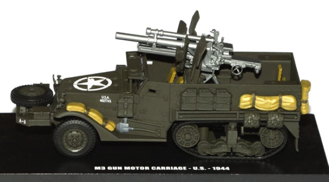 M3 Half Truck Gun Motor Carriage U.S. 1944 grün