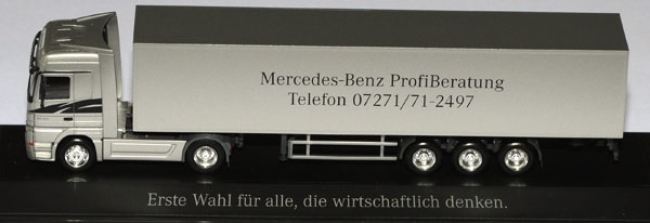 Mercedes-Benz Actros 1846 Koffersattelzug Profiberatung silber