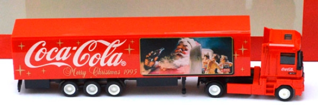 Renault AE 500 Magnum Koffersattelzug Coca-Cola Weihnachten 1995 rot