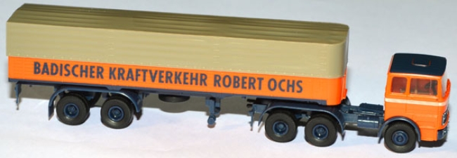 Mercedes-Benz LS 2224 Pritschensattelzug Robert Ochs orange