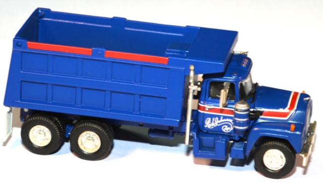 Mack R Dump Truck Rich Johnson Trucking blau