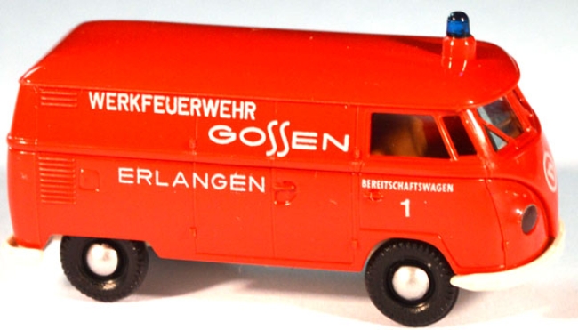 VW T1 Kasten Werkfeuerwehr Gossen Erlangen rot