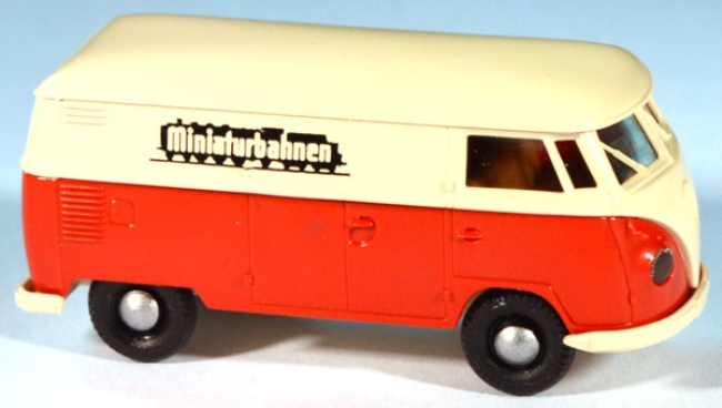 VW T1 Kasten Miniaturbahnen Nürnberg rot