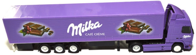 Volvo FH 16 Globetrotter XL Koffersattelzug Milka Café Créme