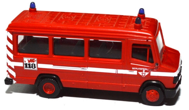 Mercedes-Benz 507 Bus Berufsfeuerwehr Schweiz rot 44349