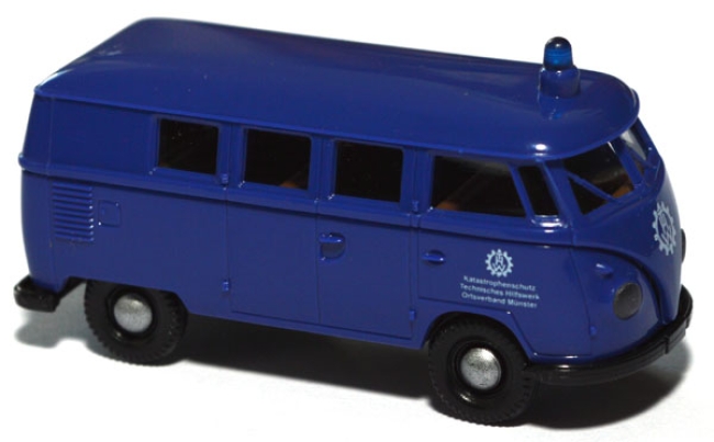 VW T1 Bus THW Münster blau
