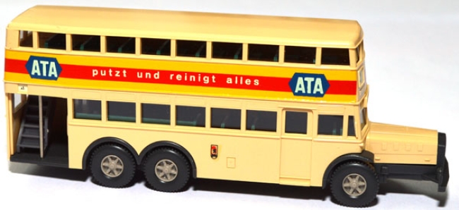 Mercedes-Benz D 38 Doppeldeckerbus ATA hellbeige