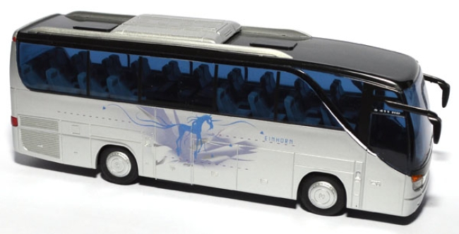 Setra S 411 HD Reisebus Einhorn silber