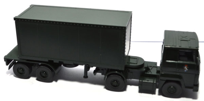 Ford Transcontinental Containersattelzug Berliner Brigade Militär tannengrün