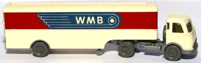 Mercedes-Benz LPS 329 Pullman Koffersattelzug WMB cremeweiß