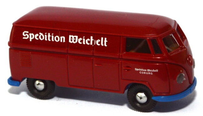 VW T1 Kasten Spedition Weichelt rot