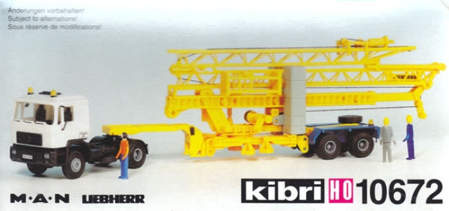 MAN mit Liebherr Baukran  10672