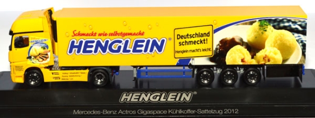 Mercedes-Benz Actros Gigaspace Kühlkoffer-Sattelzug Henglein