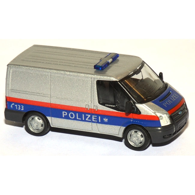 Ford Transit Kasten Polizei Österreich silber