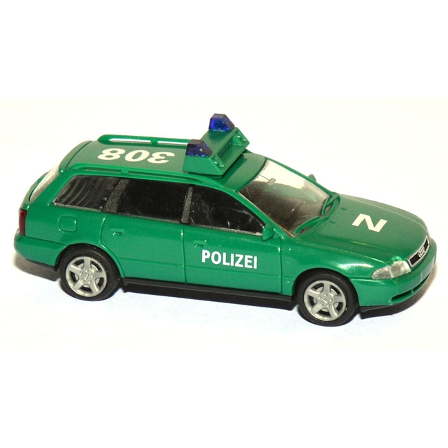 Audi A4 Avant Polizei grün