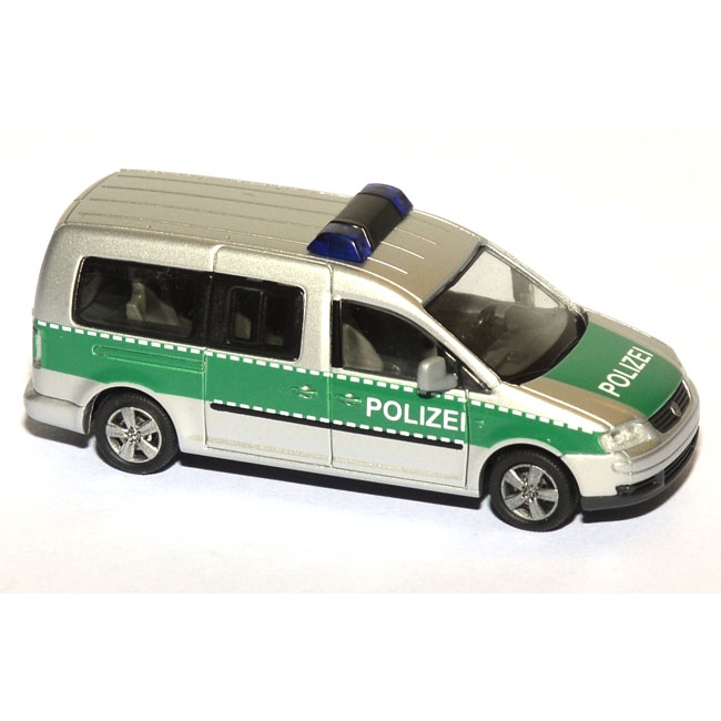 VW Caddy Maxi Polizei grün