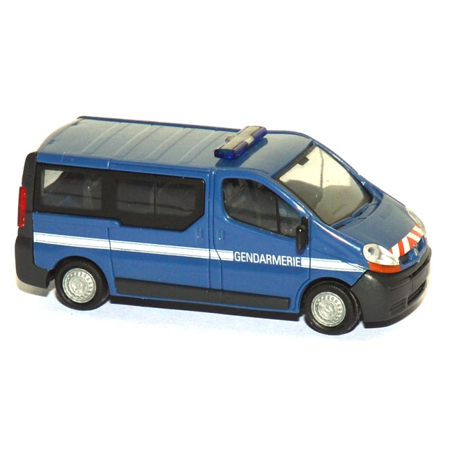 Renault Trafic Bus Gendarmerie Polizei Frankreich blau