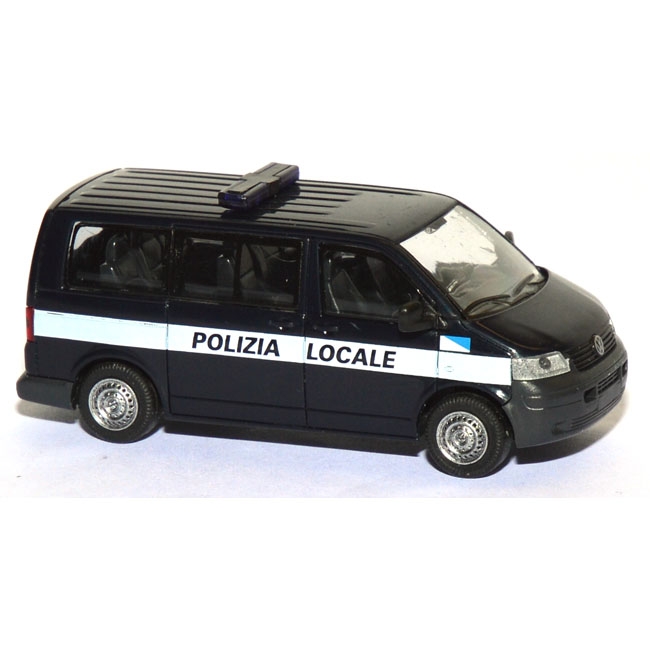 VW T5 Bus Polizia Locale Polizei Italien schwarz