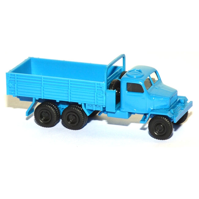 Praga V3S Pritschen-LKW blau