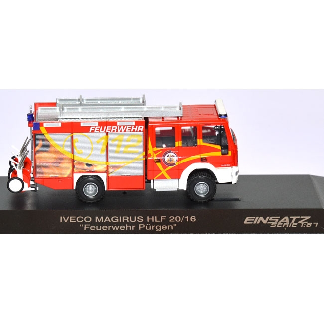 Iveco Magirus HLF 20/16 Feuerwehr Pürgen rot