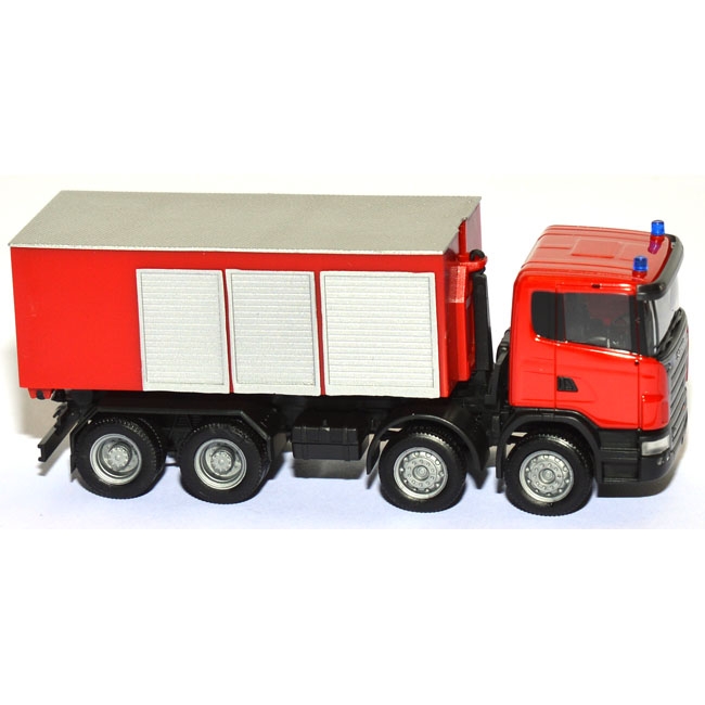 Scania R 04 Abrollcontainer-LKW Feuerwehr