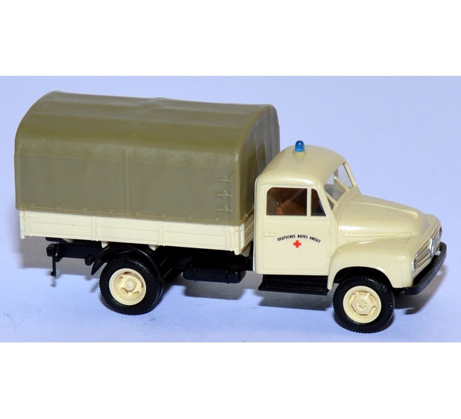 Borgward B 511 Pritschen-LKW DRK creme