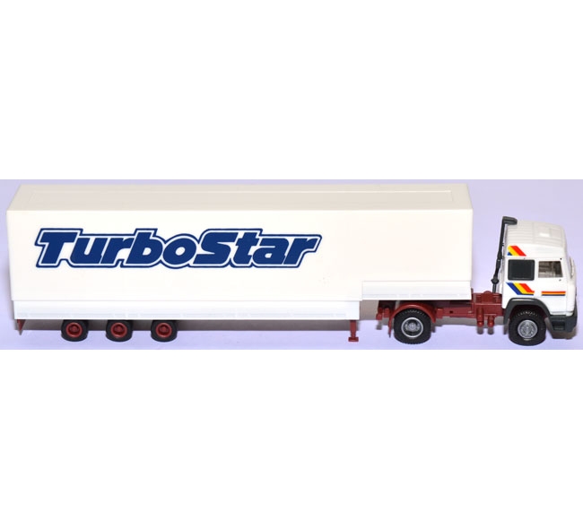 Iveco Turbo Star Pritschensattelzug weiß