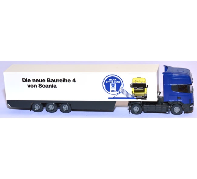 Scania 144 L Koffersattelzug dunkelultramarinblau