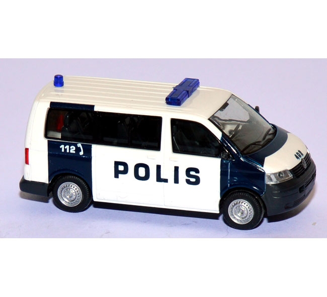 VW T5 Bus Polis Polizei Finnland