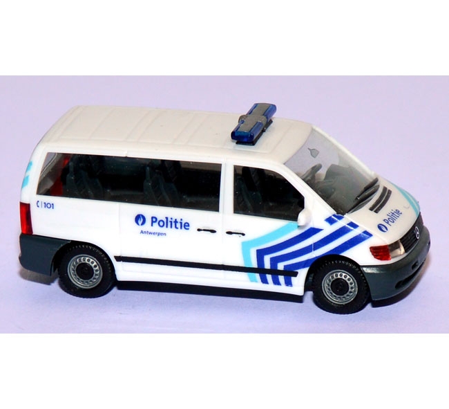 Mercedes-Benz Vito Bus Politie Polizei Belgien weiß