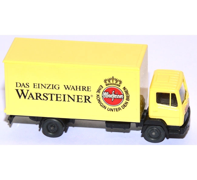 Mercedes-Benz 814 Koffer-LKW Warsteiner hellschwefelgelb