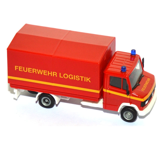 Mercedes-Benz T2 Pritschen-LKW Feuerwehr Logistik rot