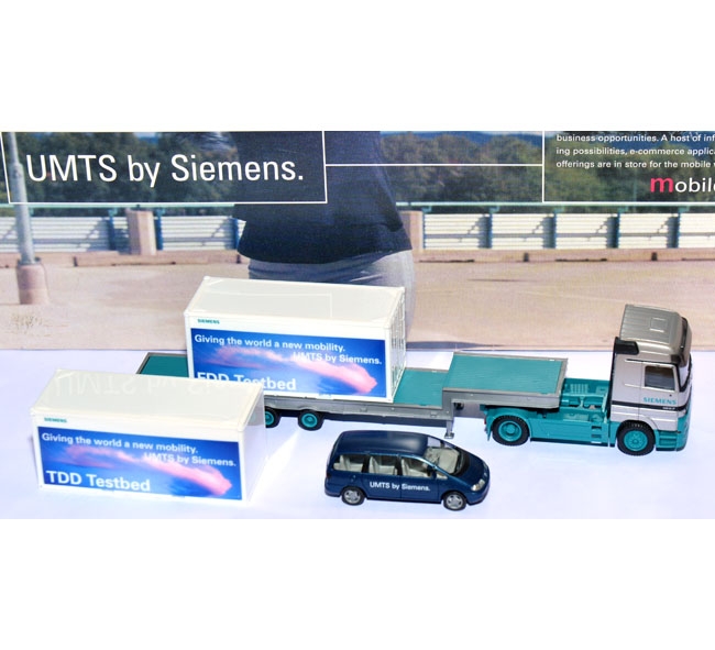 Mercedes-Benz Actros + VW Sharan Siemens UMTS - Set