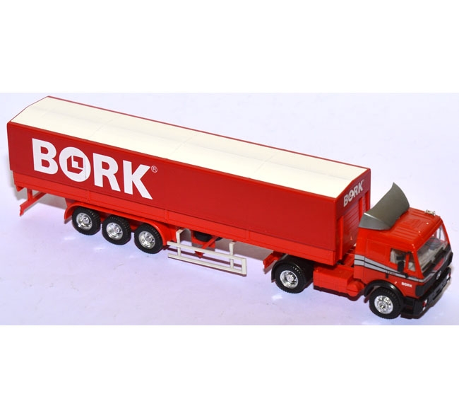 Mercedes-Benz SK 94 Pritschensattelzug Bork rot