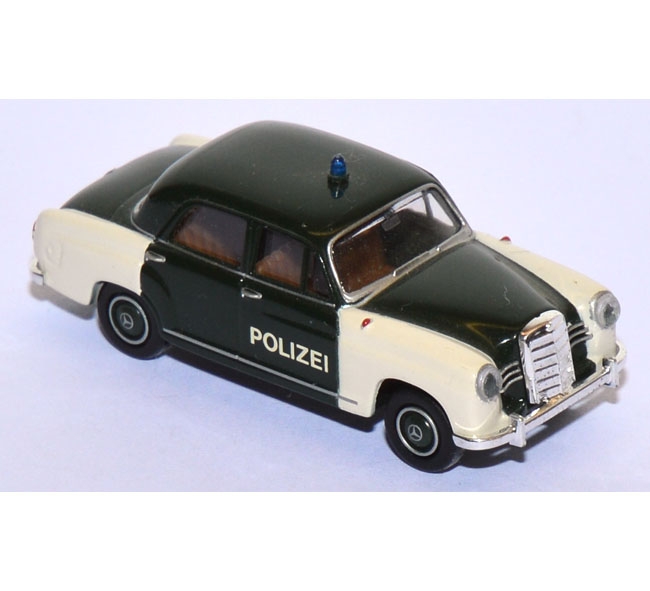 Mercedes-Benz 180 Ponton Polizei grün/weiß