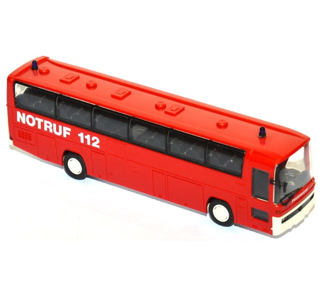 Mercedes-Benz O 303 RHD Reisebus Feuerwehr Notruf 112 rot