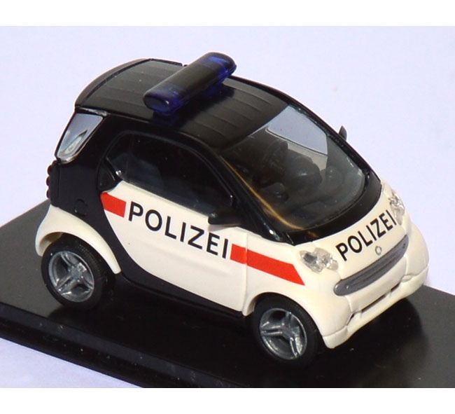 Smart Fortwo Polizei Wien Österreich weiß 48988