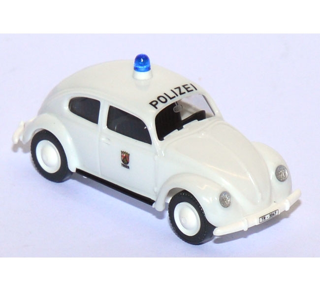 VW Käfer 1200 Brezel Polizei Trier signalweiß