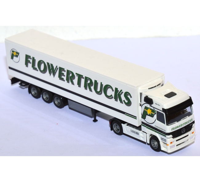 Mercedes-Benz Actros  LH Kühlkoffersattelzug Flowertrucks Finnland weiß