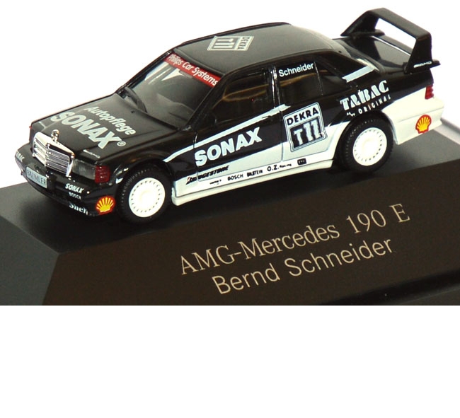 Mercedes-Benz 190 E AMG Sonax Bernd Schneider #T11 schwarz